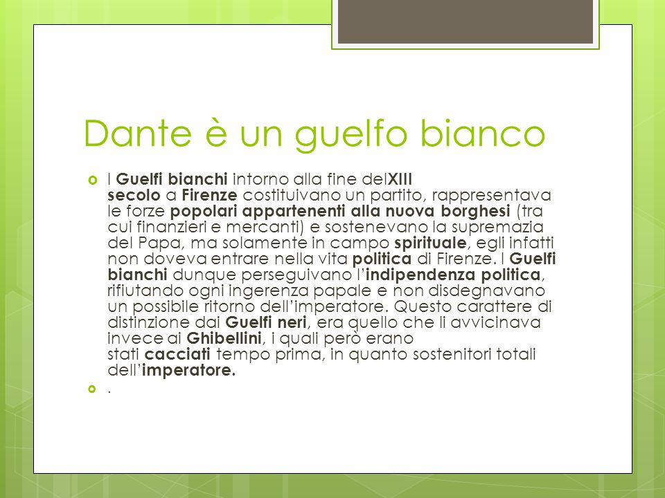 Guelfi bianchi e guelfi neri ppt video online scaricare